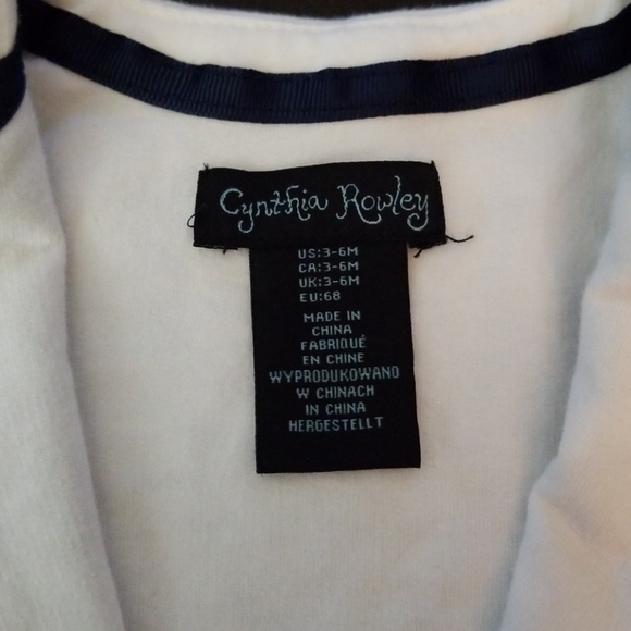 3-6 month Cynthia Rowley jacket - Picture 3 of 3